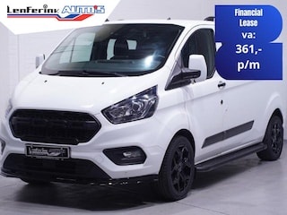 Ford Transit Custom 2.0 TDCI 130 pk Dubbel Cabine Edition 6-Zits Navi, Camera, 18" LMV, Raptor Grille, Treeplanken