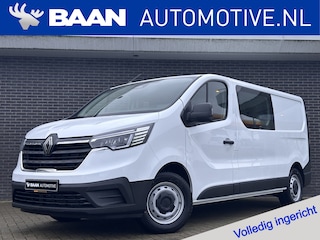 Renault Trafic 2.0 Blue dCi 130 T29 L2H1 Advance DC | Houten vloer | Zijwandbekleding laadruimte | Trekhaak | All-season