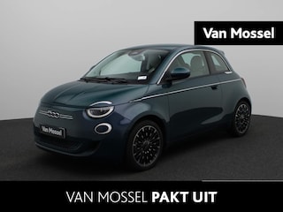 Fiat 500 3+1 La Prima 42 kWh | Leder | Navi | Stoel Verw. | Cam | Led | DAB | Apple Carplay | Direct leverbaar | 3+1 deuren |