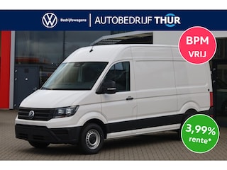 Volkswagen Crafter 30 2.0 TDI L3H3 Trendline 140PK / 103kW, BPM vrij, achteruitrijcamera, navigatie- en multimediapakket, achterdeuren met vergrote openingshoek, cruise control, LED-laadruimteverlichting, middelhoog dak (h3), stoelbekleding stof robuust "marathon", parkeersensoren voor en achter (pdc), trekhaak met vaste kogel (inclusief aanhangwagenstabilisator), volwaardig reservewiel (inclusief boordgereedschap en krik), DAB+ ontvanger, Apple Carplay / Android Auto, climatic airconditioning etc.