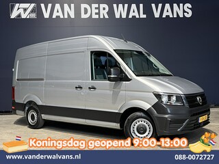 Volkswagen Crafter 2.0 TDI 141pk L3H3 L2H2 Euro6 Airco | Navigatie | Apple Carplay | Cruisecontrol Android Auto, Bijrijdersbank, 3000kg trekvermogen, zilver