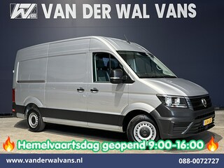 Volkswagen Crafter 2.0 TDI 141pk L3H3 L2H2 Euro6 Airco | Navigatie | Apple Carplay | Cruisecontrol Android Auto, Bijrijdersbank, 3000kg trekvermogen, zilver