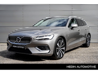 Volvo V60 T6 Recharge AWD Inscription | Panoramadak | Lederen bekleding met massagefunctie | Trekhaak elecktrisch inklapbaar