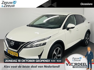 Nissan Qashqai 1.3 MHEV Xtronic N-Connecta GOEDKOOPSTE VAN NEDERLAND  Automaat navi airco camera parkeersensoren 360camera apple carplay android auto zeer mooie auto met weinig km