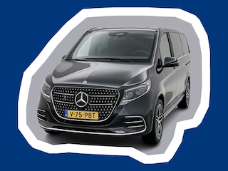 Mercedes-Benz V-klasse 300d Lang AMG Avantgarde Dubbele Cabine Burmester Audio Afneembare trekhaak Elektrische Schuifdeuren Leder 360 Graden Camera