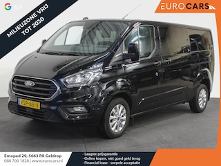 Ford Transit Custom 300 2.0 TDCI L2H1 Limited Dubbele cabine Automaat Navigatie Airco 2 Schuifdeuren Trekhaak Carplay