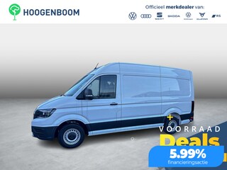 Volkswagen Crafter Bedrijfswagens Trendline L3H3 35 (140 pk) 103 kW pk 6 versn. Hand | BPM vrij | Vierseizoensbanden | Trekhaak met vaste kogel (inclusief aanhangwagenstabilisator) | Middelhoog dak (h3) | Achteruitrijcamera (rear view) |