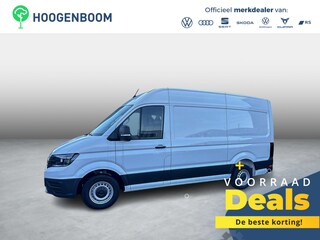 Volkswagen Crafter Bedrijfswagens Trendline L3H3 35 (140 pk) 103 kW pk 6 versn. Hand | BPM vrij | Vierseizoensbanden | Trekhaak met vaste kogel (inclusief aanhangwagenstabilisator) | Middelhoog dak (h3) | Achteruitrijcamera (rear view) |