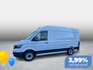 Volkswagen Crafter Bedrijfswagens Trendline L3H3 35 (140 pk) 103 kW pk 6 versn. Hand | BPM vrij | Vierseizoensbanden | Trekhaak met vaste kogel (inclusief aanhangwagenstabilisator) | Middelhoog dak (h3) | Achteruitrijcamera (rear view) |