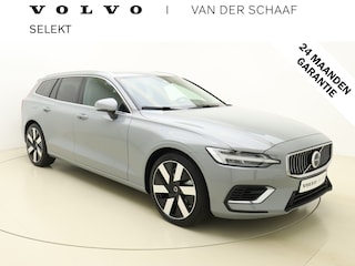 Volvo V60 T6 350pk AWD Essential Edition / DEMO / Adapt. Cruise / BLIS / Leder / 19'' / Donker glas / Stoel + Stuurw. Verwarming /