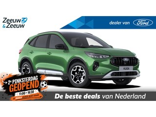 Ford Kuga 2.5 PHEV Active X | V.A. Prijs | 18" Lichtmetaal | Draadloze Apple Carplay&Android Auto | El. voorstoelen met geheugenfunctie | Adaptive cruisecontrol | Dodehoekdetectie | 360° Camera | Nieuw te bestellen! |
