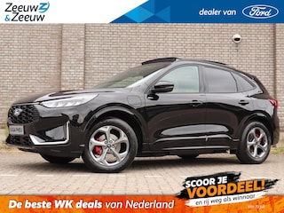 Ford Kuga 2.5 PHEV ST-Line X | Winterpack | El. Trekhaak | Adaptive Cruisecontrol | Panoramadak | 18" Lichtmetaal | Dodehoek Detectie | 360°Camra | Led verlichting | Halfleer | Draadloze Apple Carplay&Android Auto|