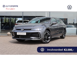 Volkswagen Passat Variant 1.5 eTSI 150 7DSG R-Line Business | 'App-Connect' draadloze smartphone integratie | Afstandscontrolesysteem (Front Assist) | Automatische afstandsregeling (Adaptive Cruise Control)