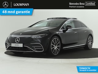 Mercedes-Benz EQS 450+ AMG Line 108kWh | Oled-voorpassagiersdisplay |  PRE-SAFE®-systeem | Stoelventilatie/-verwarming voorstoelen | Akoestiek comfortpakket | KEYLESS GO-comfortpakket | Rij-assistentiepakket Plus |