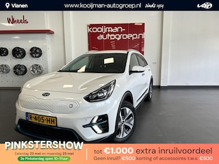 Kia Niro DynamicLine 64 kWh BTW auto , Volledig leder , Stoel/stuurverwarming , Full map navigatie , Keyless entry- & start, Achteruitrij camera , Adaptive cruise control , Parkeersensoren achter