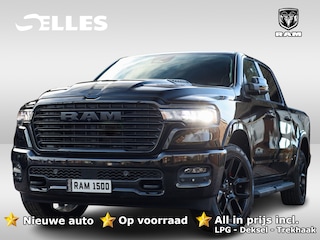 Dodge Ram 1500 2025 3.0L HURRICANE LARAMIE Night | BPM VRIJ | NIEUW |  5 Jaar Garantie | LPG | Deksel  | Panoramadak