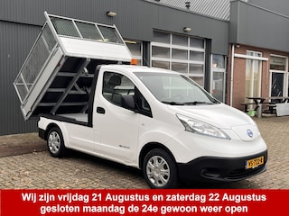 Nissan NV200 24KWh Elektrische Kipper Openlaadbak met Airco Cruise controle Telefoonverbinding 2-Persoons Kieper Pick-up P-up 2x Oplaadkabels aanwezig Ex gemeente