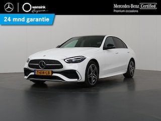 Mercedes-Benz C-klasse 300 e AMG Line | Panoramadak | Trekhaak | Keyless | Sfeerverlichting | Stoelverwarming |