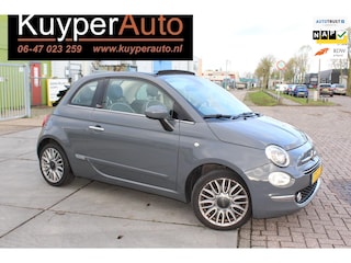 Fiat 500 0.9 TwinAir Turbo Lounge cabrio 1 e eig navi clima cruise sensoren nap