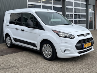 Ford Transit Connect 1.0 Ecoboost Benzine Airco 3-Persoons Sortimo Kastinrichting Omvormer Trekhaak 1200kg trekgewicht Schuifdeur Parkeersensoren achter 1e eigenaar Bpm vrij Lage belasting !!