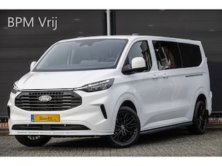 Ford Transit Custom L2H1 2.0Tdci 170Pk Aut. | Kombi Limited | Dubbel Cabine | 6-Persoons | Trekhaak | Spoilerpack | 19''