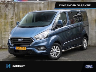 Ford Transit Custom DC L1H1 300 Limited 2.0 TDCI 170pk Automaat LEDER | TREKHAAK | 16''LM | DODE HOEK | CRUISE.C | PDC + CAM. | DAB