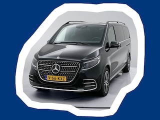 Mercedes-Benz V-klasse 300d 4-MATIC Extra Lang AMG Avantgarde BPM-Vrij Dubbele Cabine 360 Graden Camera Elektrische Schuifdeuren Multibeam LED Adaptieve Cruise Control