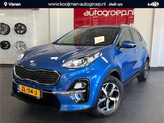 Kia Sportage 1.6 T-GDI 4WD DynamicLine Automaat, boekjes compleet, dealer onderhouden, navigatie, cruise control, achteruitrij camera, parkeersensoren, Apple CarPlay/Android Auto
