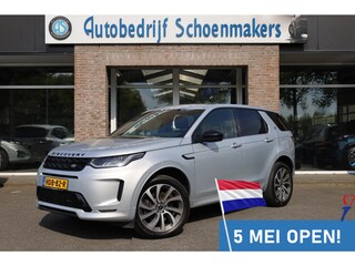 Land Rover Discovery Sport P300e 1.5 R-Dynamic PANO WINDSOR-LEER MEMORY ELEK.TREKHAAK 20"LMV CAMERA RUITVERWARMING MERIDIAN GSM-LADER ELEK.LAADKLEP 4x4 STOELVERW. ZWARTE-HEMEL NAVI