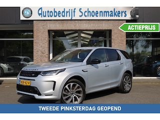 Land Rover Discovery Sport P300e 1.5 R-Dynamic PANO WINDSOR-LEER MEMORY ELEK.TREKHAAK 20"LMV CAMERA RUITVERWARMING MERIDIAN GSM-LADER ELEK.LAADKLEP 4x4 STOELVERW. ZWARTE-HEMEL NAVI