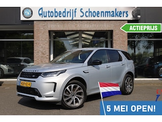 Land Rover Discovery Sport P300e 1.5 R-Dynamic PANO WINDSOR-LEER MEMORY ELEK.TREKHAAK 20"LMV CAMERA RUITVERWARMING MERIDIAN GSM-LADER ELEK.LAADKLEP 4x4 STOELVERW. ZWARTE-HEMEL NAVI