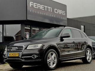 Audi Q5 3.0 TDI AUT7 QUATTRO 2X S-LINE 245 PK LEDER NAVI AIRCO LED LMV PDC