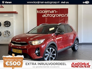 Kia Stonic 1.0 T-GDi DynamicLine | Two-Tone uitvoering met zwart dak | Full map navigatie | Achteruitrij camera | Cruise control | Apple Carplay/Android Auto | Keyless | Parkeersensoren achter |