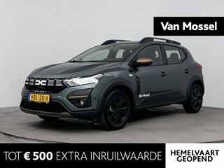 Dacia Sandero Stepway 1.0 TCe 110Pk Extreme | Navigatie | Draadloze Apple & Android Carplay | Parkeersensoren Voor & Achter | BlindSpot | Middenarmsteun | Camera | Hoogte verstelbare bestuurderstoel |