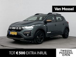 Dacia Sandero Stepway 1.0 TCe 110Pk Extreme | Navigatie | Draadloze Apple & Android Carplay | Parkeersensoren Voor & Achter | BlindSpot | Middenarmsteun | Camera | Hoogte verstelbare bestuurderstoel |