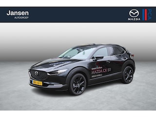 Mazda CX-30 2.5 e-SkyActiv-G 140 M Hybrid Nagisa , Demovoordeel € 4.390,-, Automaat, Bruin Leder, Bose, Navi, Adap.Cruise, Clima, Apple Carplay, Camera, PDC, HUD, Stoelverwarming, 18" LMV