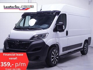 Opel Movano 2.2D 140 pk L2H2 Black&White Edition Navi Camera, 18" LMV, Treeplanken, Airco ECC, Nieuw, 3-Zits