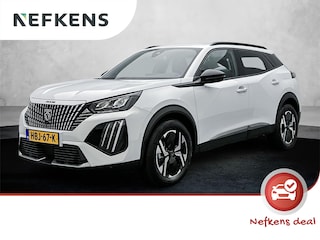 Peugeot 2008 SUV Allure Hybrid 136pk Automaat | Navigatie via Apple Carplay / Android Auto | Achteruitrijcamera | Stoelverwarming | Climate Control | Cruise Control | Parkeersensoren v+a | Armsteun | Digitaal instrumentenpaneel | DAB+ radio | Led koplampen | Donker getint glas | 17" lichtmetalen velgen |