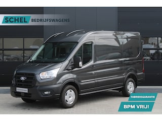 Ford Transit 350 2.0 TDCI L2H2 Trend 130pk - Facelift - Adaptive Cruise - Navigatie - Blind Spot - 360 Camera - Stoel - Stuurverwarming - Rijklaar