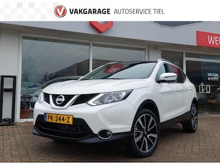 Nissan Qashqai 1.2 Tekna Automaat, Panoramadak, Trekhaak, Parkeersensoren voor + achter, Stoelverwarming, Lederen bekleding,