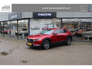 Mazda CX-30 2.0 e-SkyActiv-X M Hybrid Luxury , Trekhaak, Leder, LMV 18 Inch, Bose, All Season,Adap. Cruise, Camera, PDC, Stoelverwarming, Stuurverwarming, HUD, Navi, Elektrische achterklep