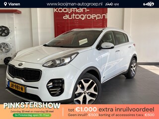 Kia Sportage 1.6 T-GDI 4WD GT-Line First Edition Automaat , Trekhaak 1.600 kg trekgewicht: Ideale caravantrekker! Achteruitrij camera , Cruise control , Keyless entry ,Elektr. climate control
