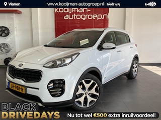 Kia Sportage 1.6 T-GDI 4WD GT-Line First Edition Automaat , Trekhaak 1.600 kg trekgewicht: Ideale caravantrekker! Achteruitrij camera , Cruise control , Keyless entry ,Elektr. climate control