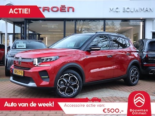 Citroën C3 EV 44kWh 113PK Automaat Max, Rijklaarprijs | Navigatie | Camera | 17 inch Lichtmetalen wielen