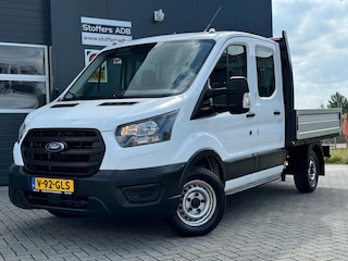 Ford Transit 310 2.0 EcoBlue 130pk L2 Pick-up Dubbel Cabine 7-Pers | Trekhaak 2550KG | Airco | Bluetooth | Centr. Vergr.