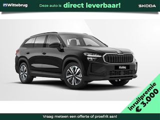 Skoda Kodiaq 1.5 TSI MHEV Business Edition 7p. Inruilpremie €3000,- / Derde zitrij / Panoramadak / 18'' velgen / Trekhaak / Winter pakket / Sunset / Comfort pakket