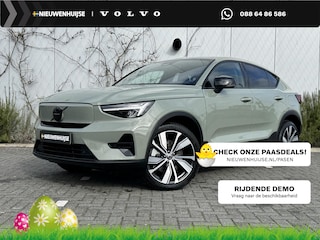 Volvo EC40 Single Motor Plus 69kWh | Adaptieve Cruise Control | 22 Inch lichtmetalen velgen | Black Pakket | Dodehoekdetectie | Keyless entry | Panoramadak