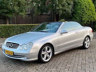 Mercedes-Benz CLK Cabrio 200 K. Avantgarde 2003 leer! 6-bak! windscherm! youngtimer! goed rijdend! klassieker!