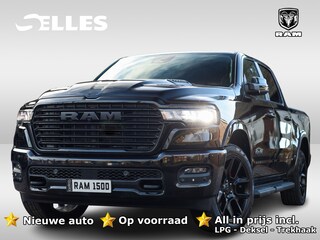 Dodge Ram 1500 2025 3.0L HURRICANE LARAMIE Night | BPM VRIJ | NIEUW |  5 Jaar Garantie | LPG | Deksel  | Panoramadak