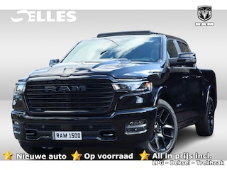 Dodge Ram 1500 2025 3.0L HURRICANE LARAMIE Night Premium | BPM VRIJ | NIEUW |  5 Jaar Garantie | LPG in of onderbouw | Deksel  | Panoramadak | Luchtverin